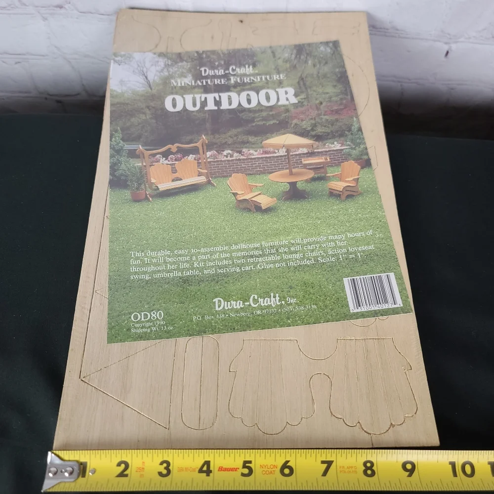 Dura-Craft Miniature Furniture. OUTDOOR. OD80 - Picture 5 of 6